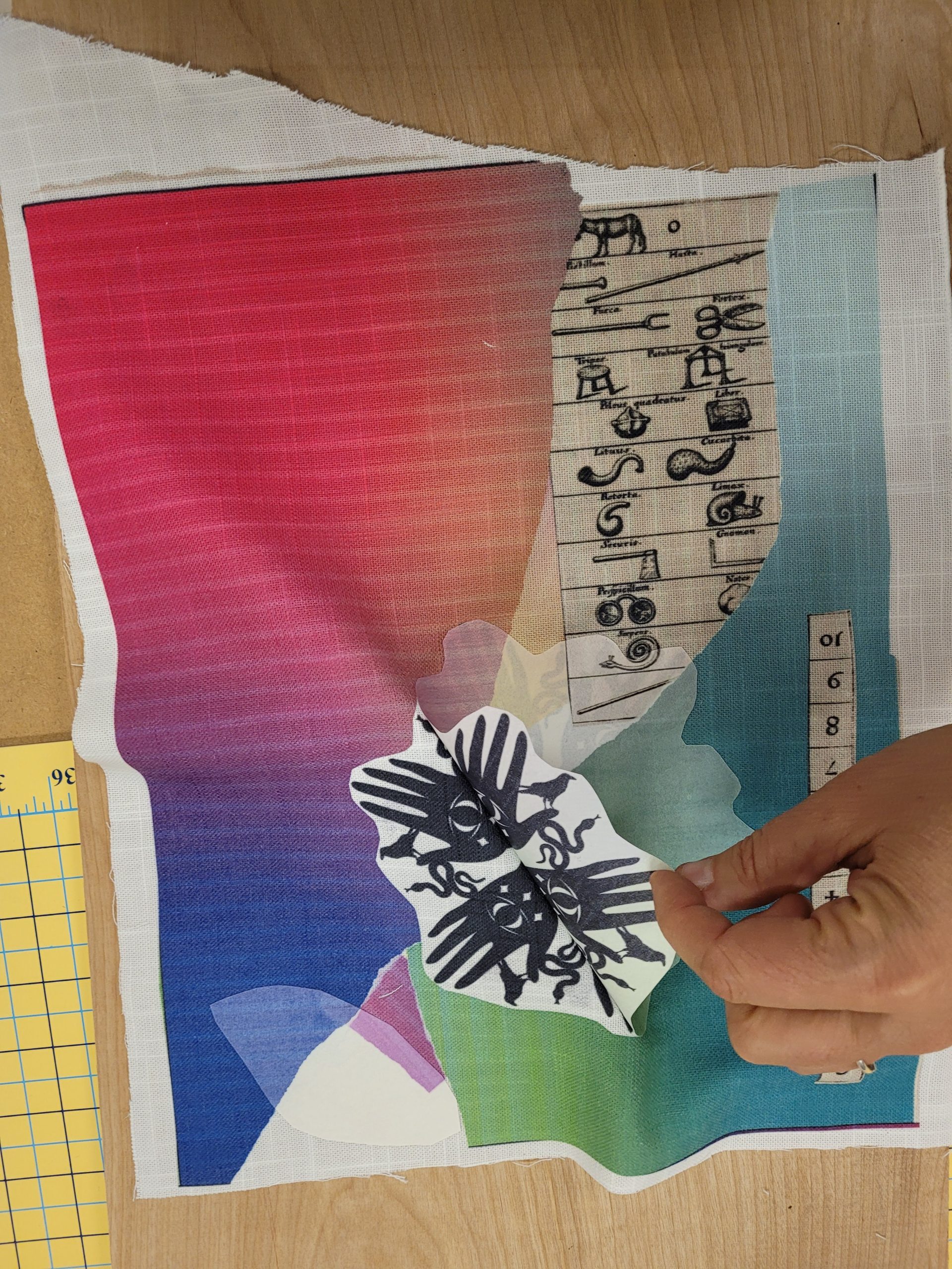 Experiments in Sublimation on Fabric